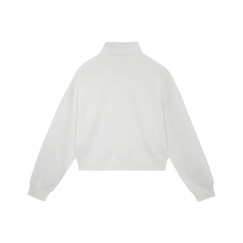PUMA Crew TR PUMA BZ CC HALF ZIP Sweatshirt Women's White-1