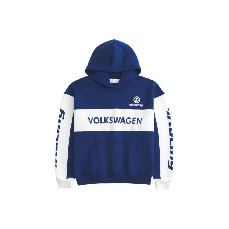 Hollister Sweatshirts Men Blue White-0