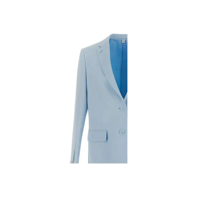 Burberry Loulou Tailored Jacket 'Pale Blue'-4