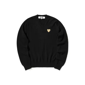 CDG Play Sweaters Men Black