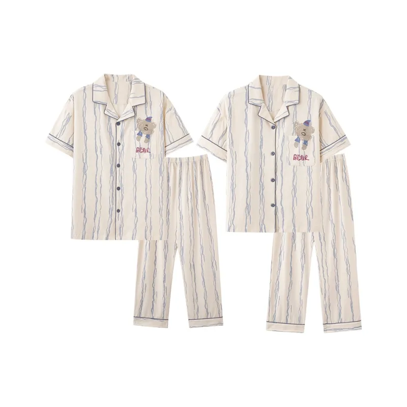 Qiao Ni Tong Unisex Pajama Sets-0