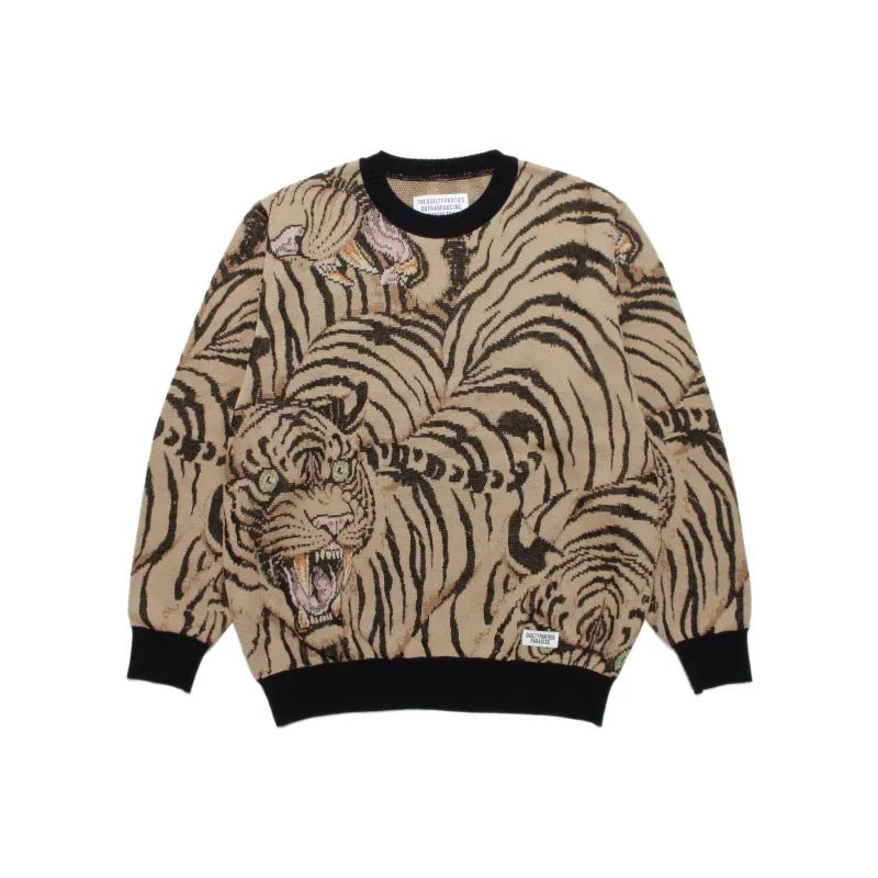 WACKO MARIA WACKO MARIA X Tim Lehi Joint Collection Sweaters Unisex Brown-0
