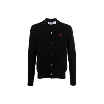 CDG Play Sweaters Men Black