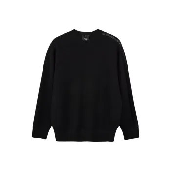Y 3 Free Shipping With AdiClub Y 3 Logo Knit Crew Sweatshirt