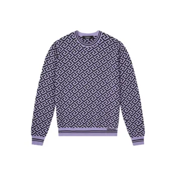 VERSACE Knitwear Men's Light Purple