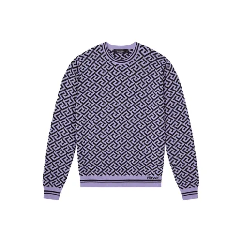 VERSACE Knitwear Men's Light Purple