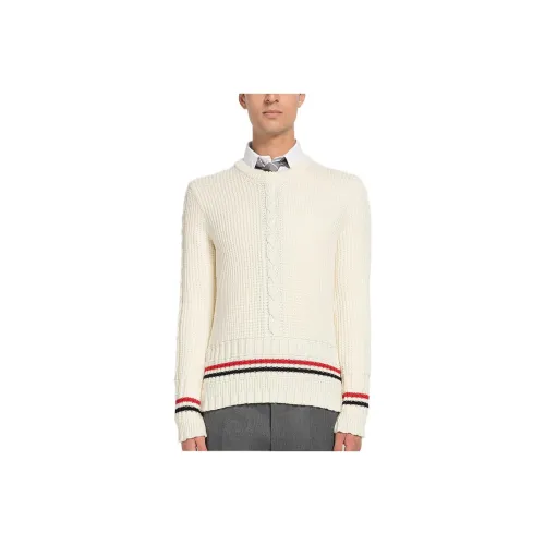 THOM BROWNE Check Jacquard 4 Bar Sweatpants