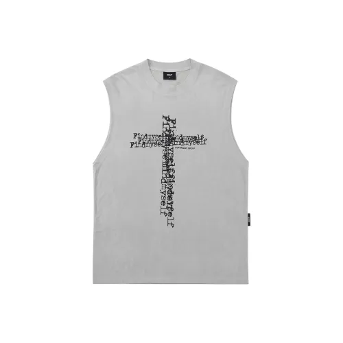 PCLP 2023 Spring Summer Broken Mirror Tank Tops Unisex