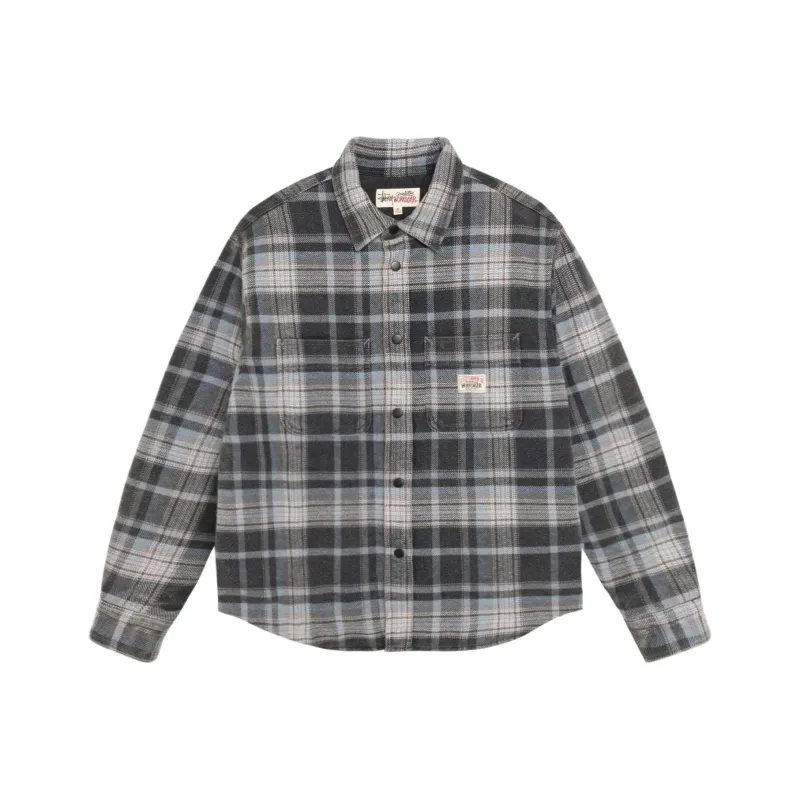 Stussy Heavy Washed Plaid Shirt-0