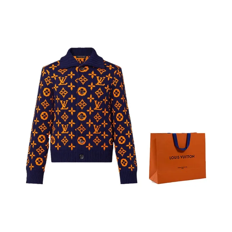 LOUIS VUITTON SS23 Sweater Men's Dark Blue-9