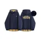 Navy Blue & Yellow Fleece-Lined