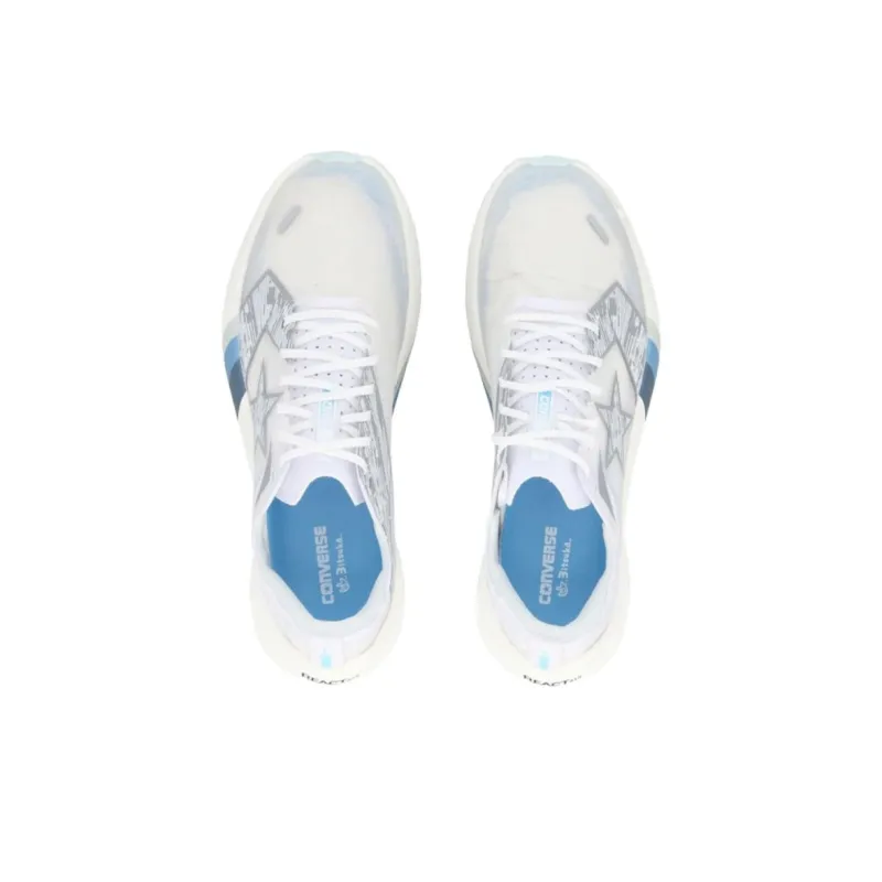 Converse CONS RUNREVOLVE Anti Slip Wear Resistant Low Top Casual Running Shoes Unisex White-4