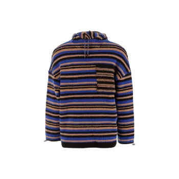 Jacquemus Striped Knitted Hoodie