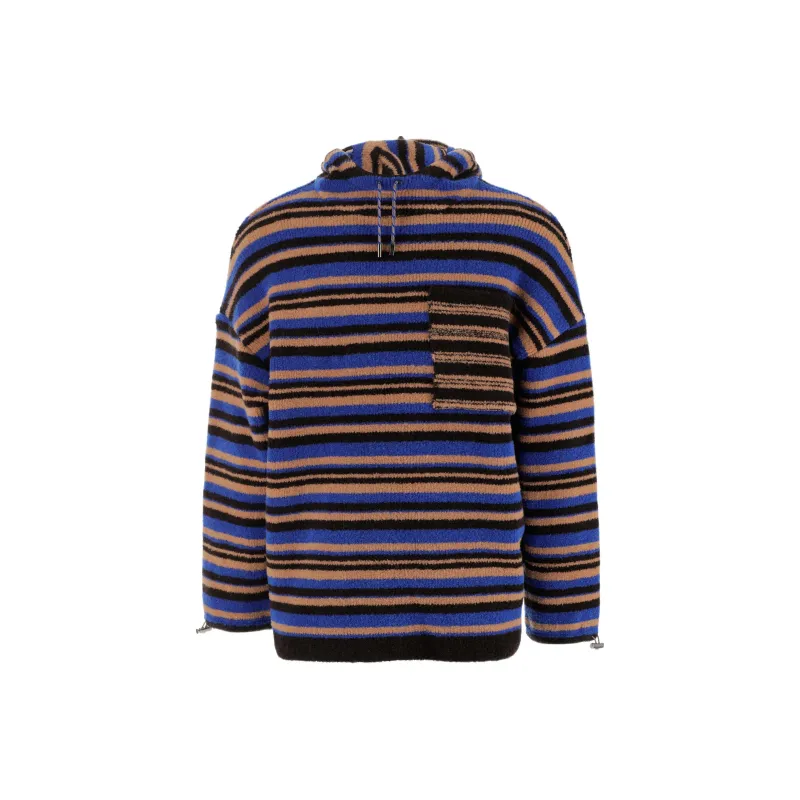 Jacquemus Striped Knitted Hoodie-0