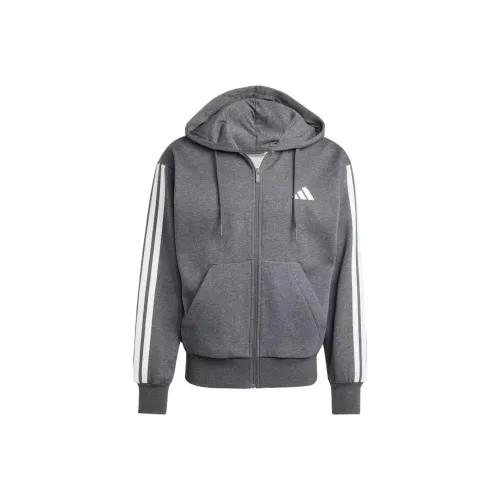 Adidas Free Shipping With AdiClub Essentials 3 Stripes Fleece Hoodie