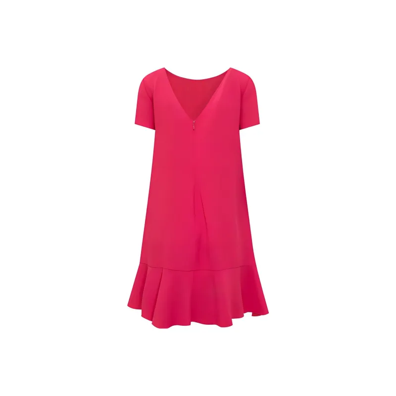 RED VALENTINO Bow Detailed Ruffled Dress-1