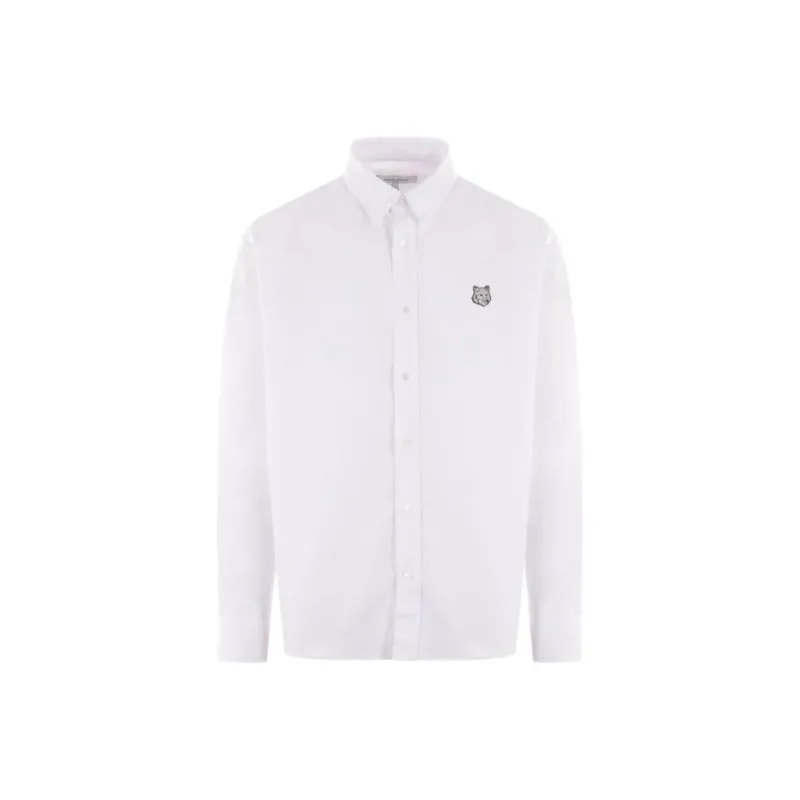 Maison Kitsune Bold Fox Head Casual Shirt-0