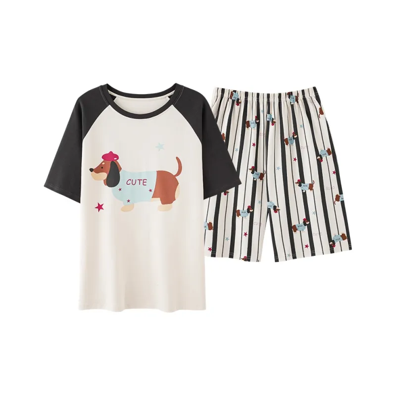XIAFENYAN Pajama Set Women's Pink-7