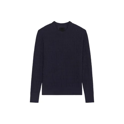 givenchy director Textured All Over 4G Crewneck Sweater