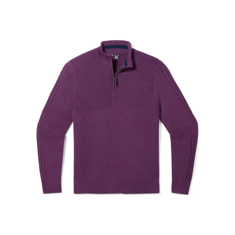 SMARTWOOL Sweater Men's Purple Iris Stone Flower-0