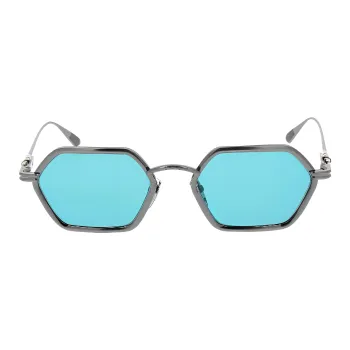 Chrome Hearts Irregular Shape Sunglasses Women's Silver