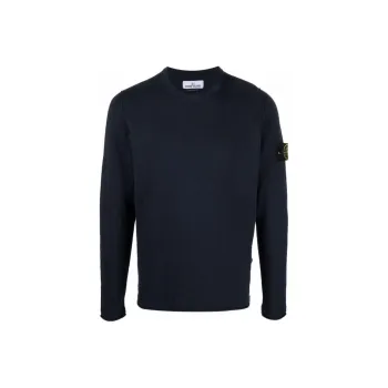 STONE ISLAND Compass appliqué Cotton blend Jumper