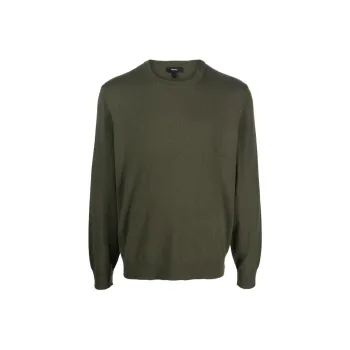 THEORY Cashmere Sweaters Men Dark Green