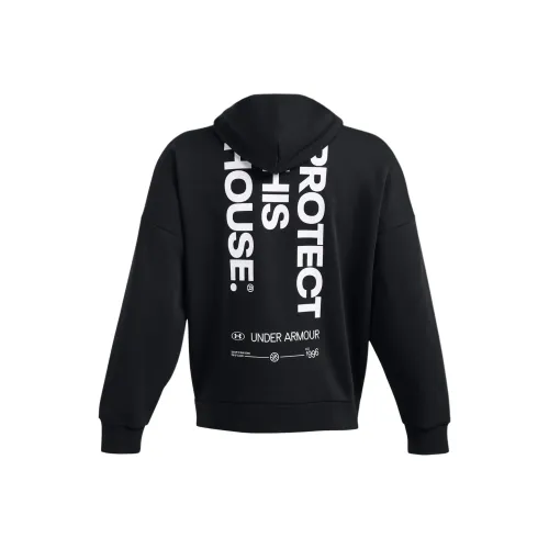 Under Armour Icon Fleece Saturdays Gate Oversized PTH Saturdays Gate Sweatshirt Men's Black
