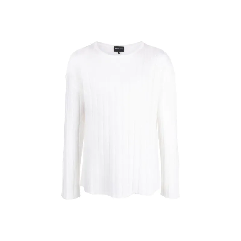 GIORGIO ARMANI Sweaters Men White-0