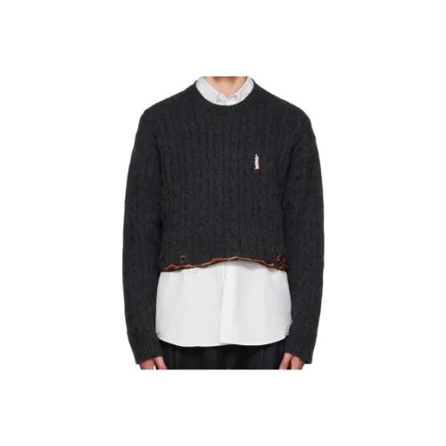 Doublet Cashmere Sweaters Unisex Black