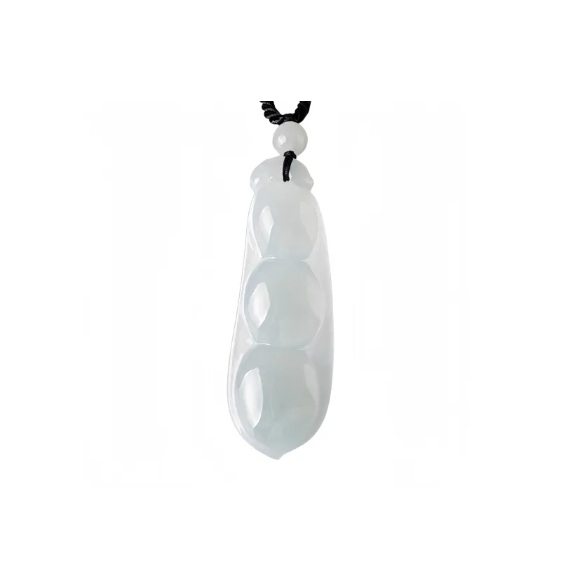 MY WORLD BEGINS AND ENDS WITH YOU Ice Glutinous Jadeite Necklaces Unisex-0