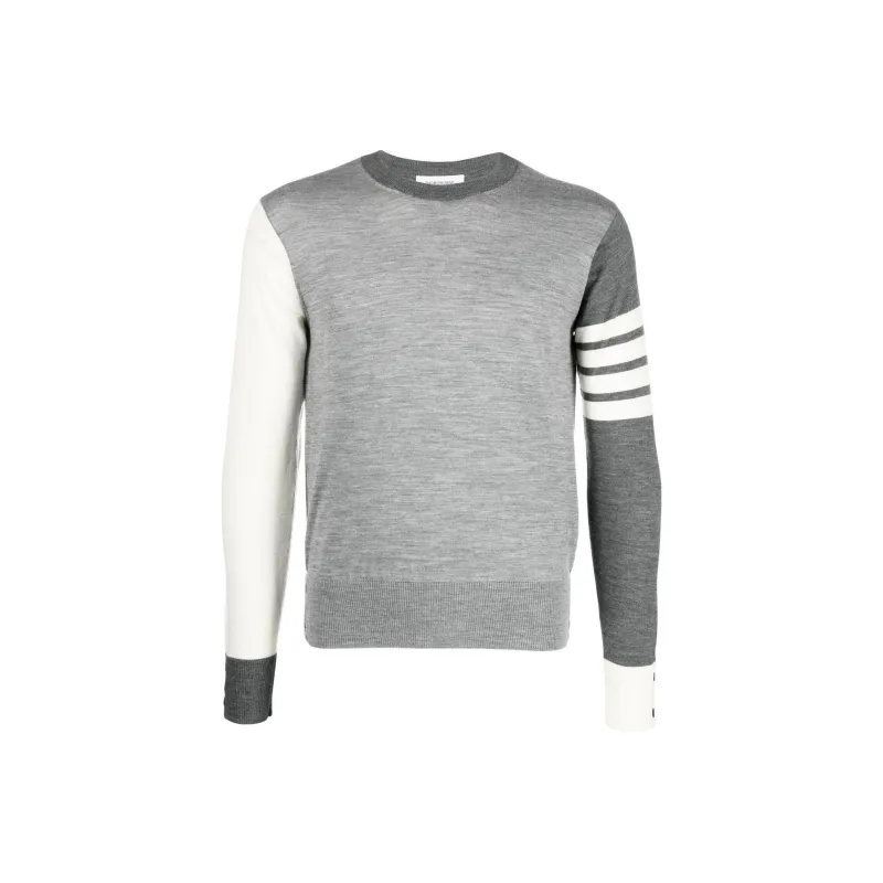 THOM BROWNE Sweaters Men Gray-0