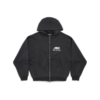 Balenciaga x JIPINFEICHE FW24 Sweatshirt Fitted Style Unisex Black