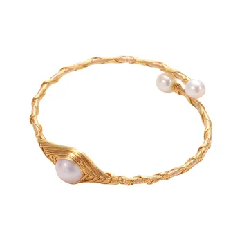 Andaozi Pearl Bangles Women's