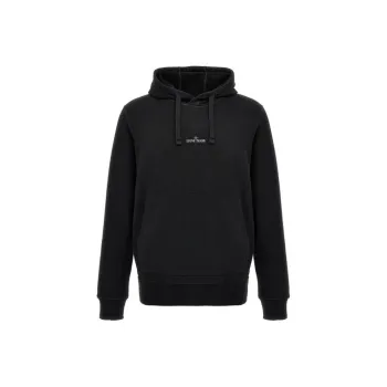 STONE ISLAND Logo Printed Drawstring Hoodie