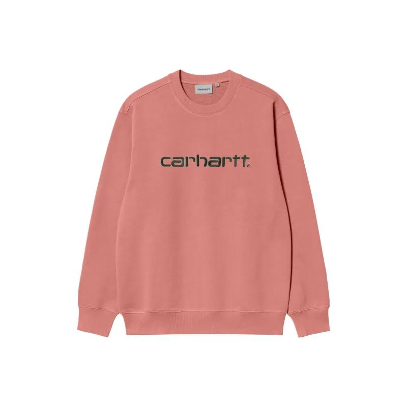 Carhartt WIP Logo Embroidered Crewneck Sweatshirt-0