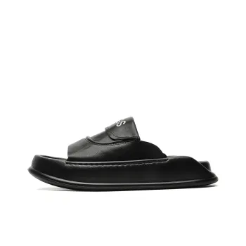 ΛOLUNKΛ Slip Resistant Slide Slippers Men's Black