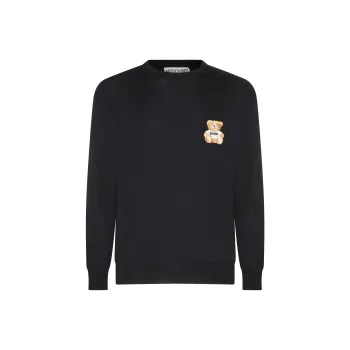 MOSCHINO Teddy Bear Embroidered Crewneck Jumper
