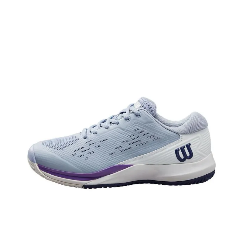 Wilson Rush Pro Ace Slip-Resistant Low-Top Tennis Shoes Women's Blue Purple-0