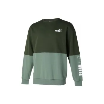 PUMA Sweaters Men Olive Green
