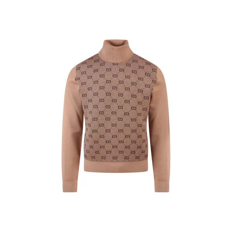 GUCCI Sweaters Men Brown-0