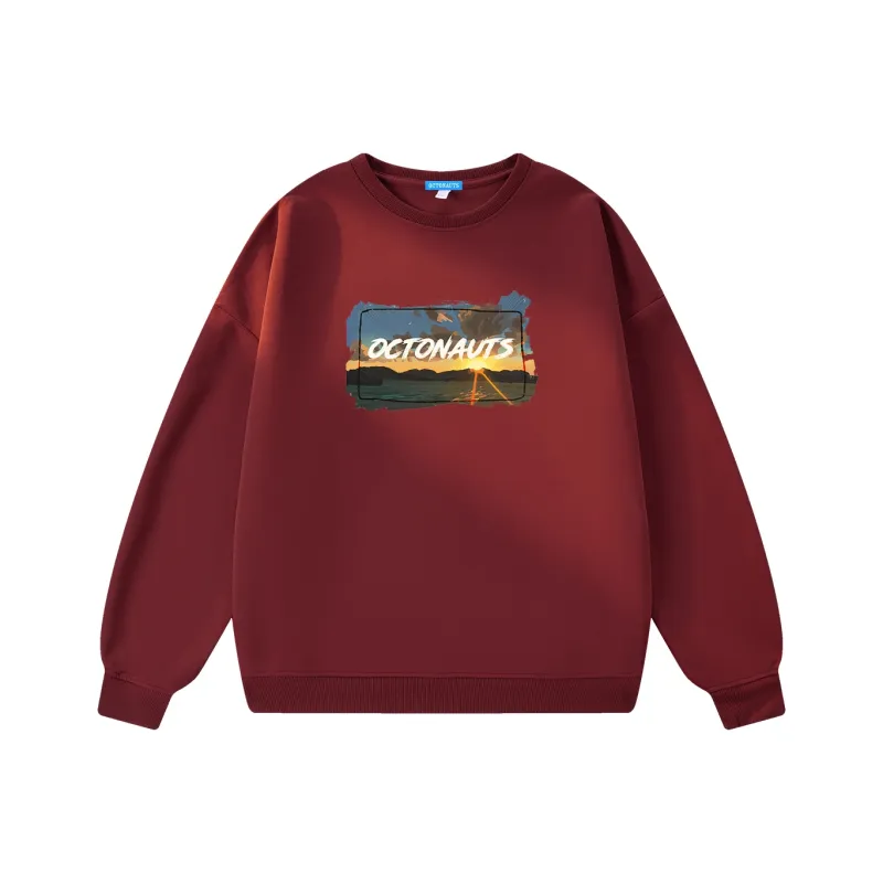 Small Columns Under The Sea Sweatshirt Unisex-14