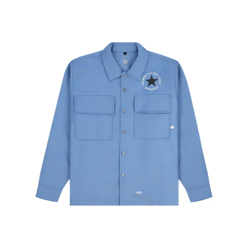 PLEASURES The Jesus And Mary Chain Collaboration Shirts Unisex Blue-0