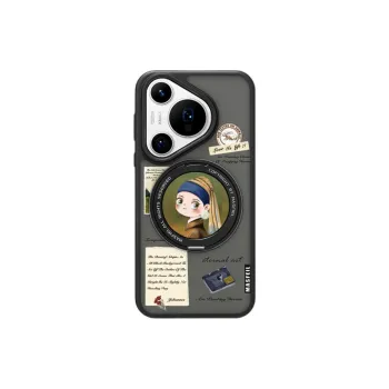 Marsfield Acrylic Material Skin Touch 360 Rotating Pivot Phone Cases Compatibility Huawei P70/60/50 PRO