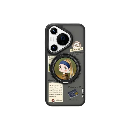 Marsfield Acrylic Material Skin Touch 360 Rotating Pivot Phone Cases Compatibility Huawei P70/60/50 PRO
