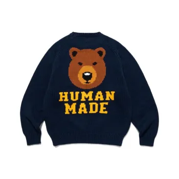 HUMAN MADE Bear Raglan Knit Sweater