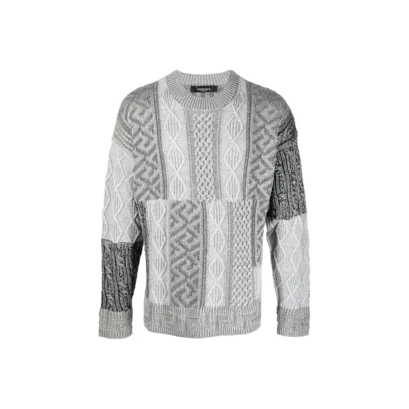 VERSACE Sweaters Men Gray-0