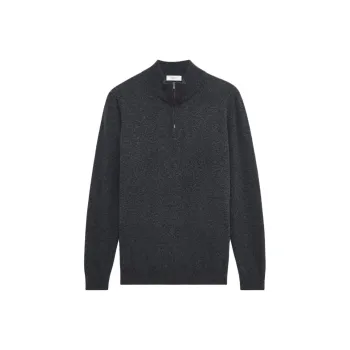 Pringle Of Scotland Quarter-zip Merino-cashmere Jumper