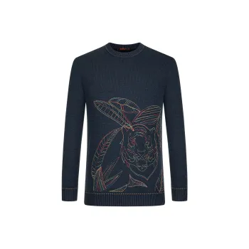 SEVEN Sweaters Men Dark Blue