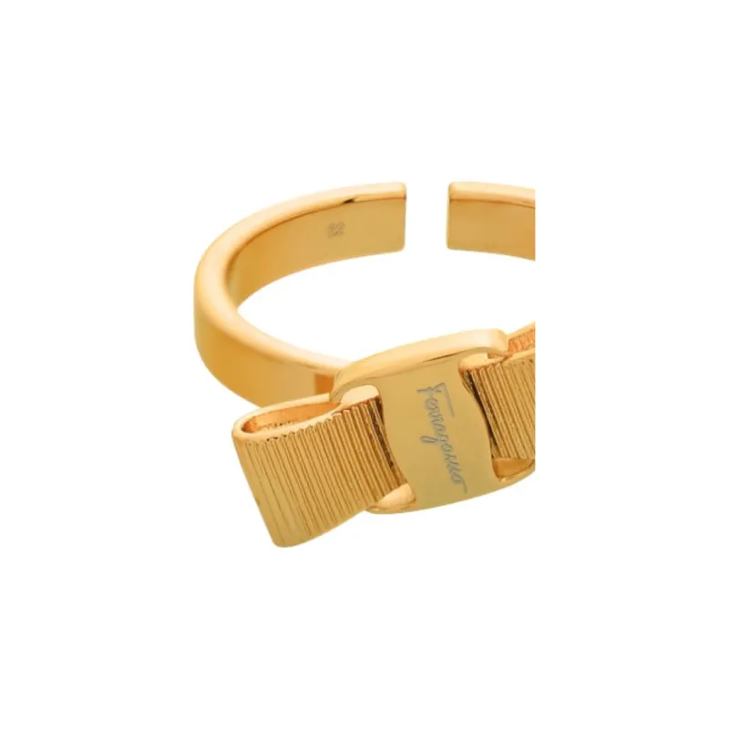 FERRAGAMO Brass Rings Unisex Gold-2